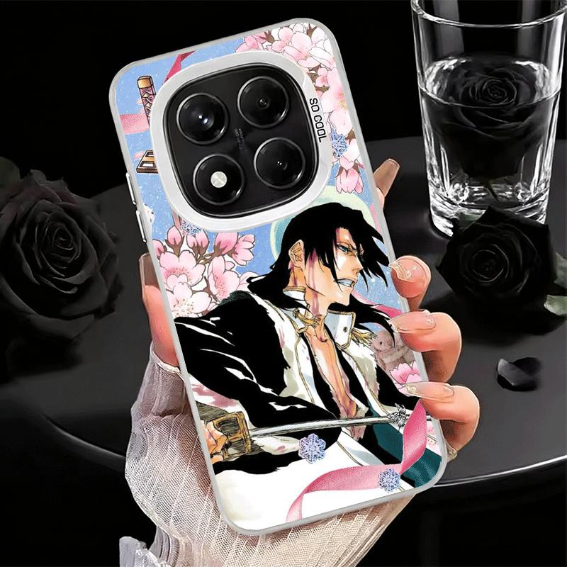 Bleach Kuchiki Byakuya Shockproof Phone Case for Xiaomi Redmi Note 15 14 13 12 Pro Plus 11 11S 11T 5G Cover Anti Fall Fundas