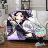 1pc Demon Slayer2 Blanket, Gift, for Men and Women, Soft Blanket, Good for Sofa Bed Couch Travel, Lightweight Flannel Blanket