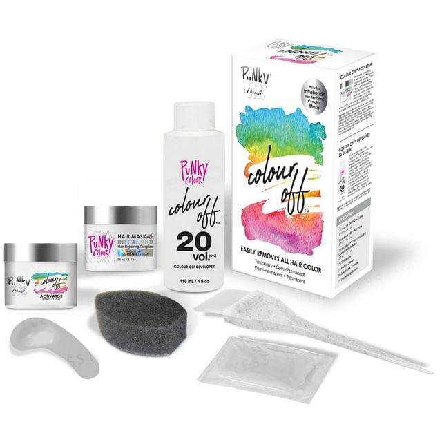 Punky Colour - Colour Off Hair Color Remover for Semi-Permanentand Demi-Permanent Color - Complete Kit 1 set