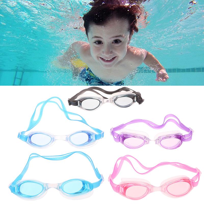 Pc Swimming Goggles Kids Children Swimming Pool Diving Swim Water Sports Glasses Waterproof Anti Fog With Earplug With Pvc Bag