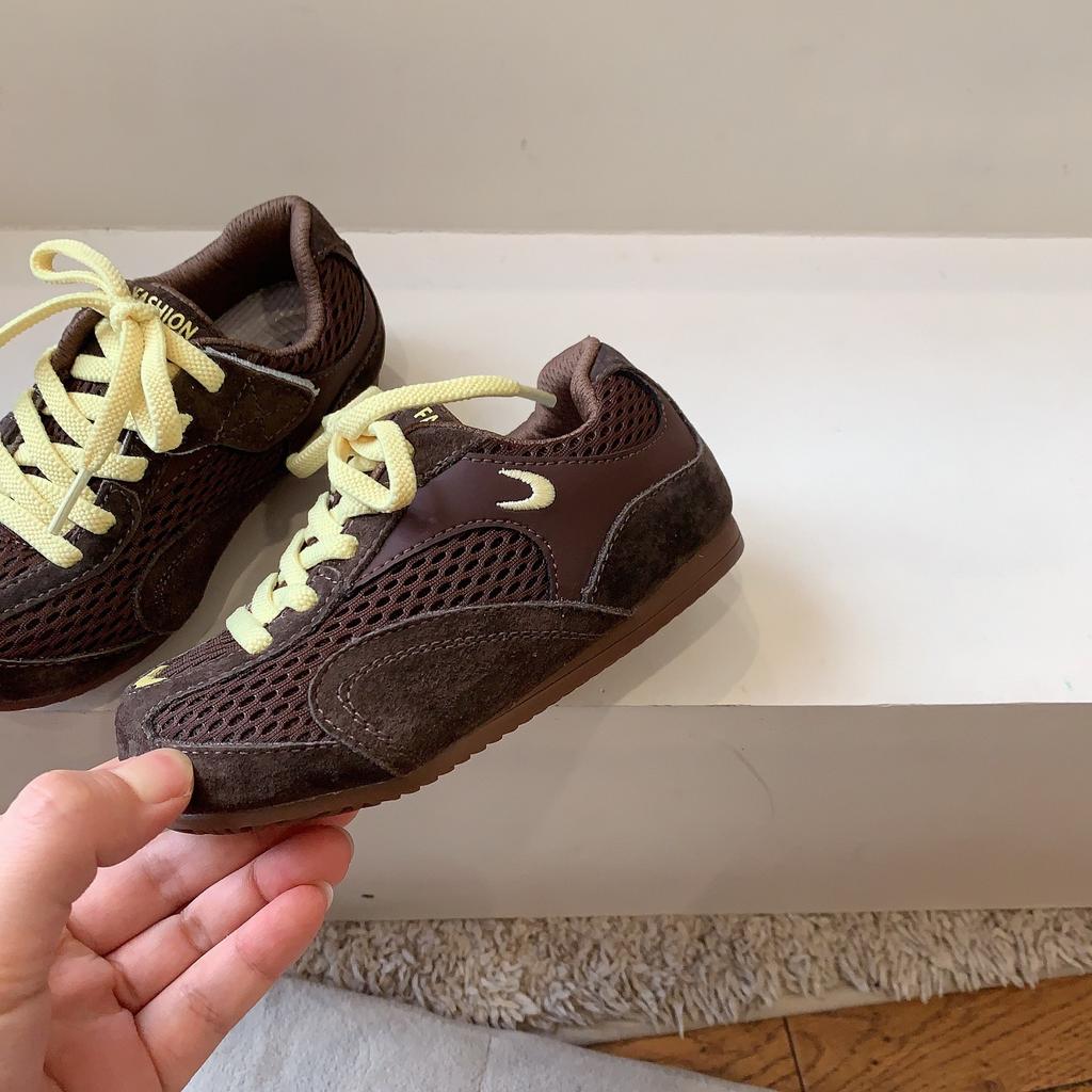 Korean version of children's sports shoes Spring and Autumn girls' moral training shoes Lightweight and breathable boys' casual shoes Soft sol