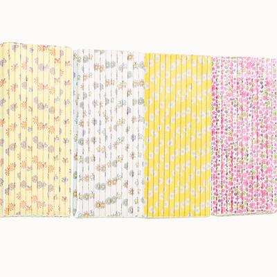 25 Teile/satz Trinken Papier Strohhalme Hochzeit Geburtstag Party Trinken Stroh