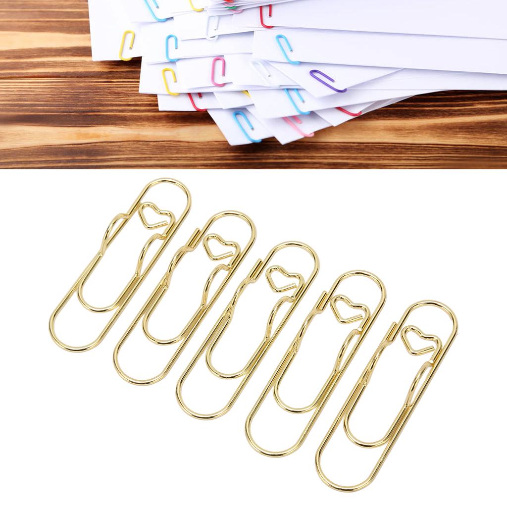 40Pcs Pen Holder Clip Lightweight Portable Multifunction Paper Clip for Home School Office Work