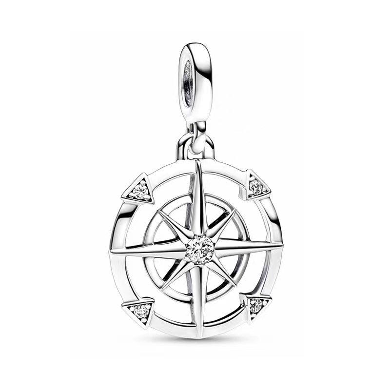 New Copper Pentagram Sun Clover Me Series Accessories Mini Pendant Is Suitable For Original Me Charm Bracelets And Necklaces