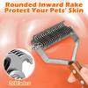 Dog Grooming Tool Wood Deshedding Brush Removes Loose Hair Massage Comb For Regular Coat Maintenance