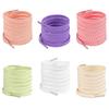 Colorful Shoe Laces 120cm Long Flat Polyester Shoelaces Anti Slip Shoelace Replacement For Men Women Sneakers Boot