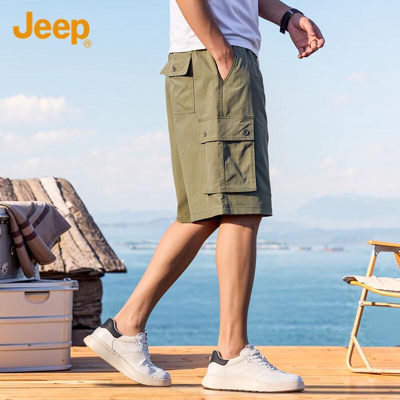 JEEP Men s Summer Casual Cargo Shorts M