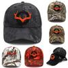 Deer Embroidered Baseball Cap With Adjustable Strap For Outdoor Sports And Sun Protection