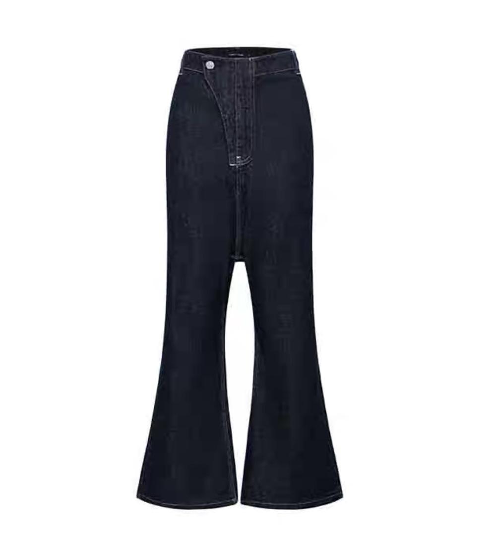 

Women s Original Drop Crotch Wide Leg Denim Jeans - Bell Bottom, Loose Fit, 2024 Autumn/Winter Collection Medium