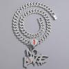 Store Manager Recommends: NOLVE Personalized Heart Pendant with Rhinestone Inlaid Cuban Chain