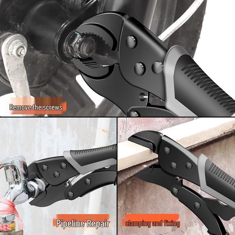 Industrial Grade Adjustable Locking Pliers – Heavy Duty Multifunctional Clamp for Woodworking