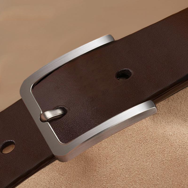 Men's Belt 3.8 Wide-pin Buckle Belt Belt
