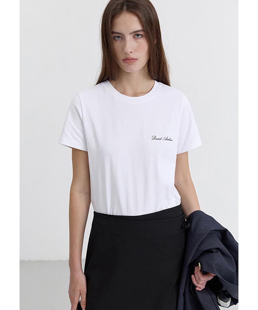 Deonseuteu Essential Logo T-Shirt_Udts5B227_White