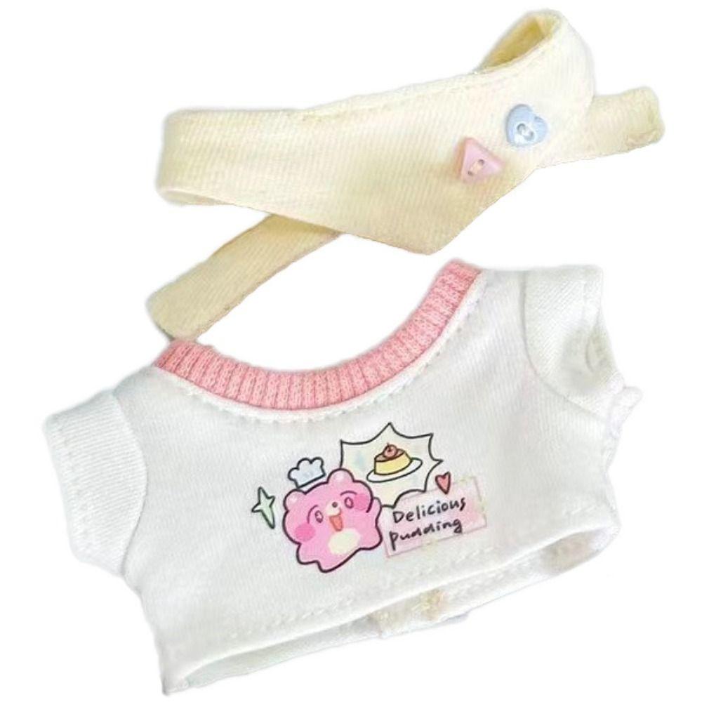 10CM Doll Clothes Doll Accessories Cartoon Animal Rompers Cotton Stuffed