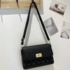 New shoulder small square bag autumn women's bag high-end small square bag niche bag women's messenger bag