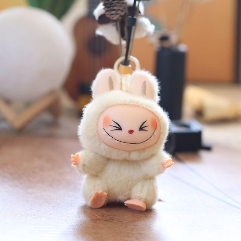 Plush Keychain Super Soft Pp Cotton With Rotating Head For Kids Gift