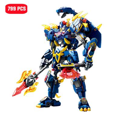 799 piezas Xuanwu Magic Armor Modelo Building Blocks MOC Animal Turtles Transforming Mecha Assembly Bricks Juguetes para niños Regalos para niños