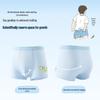 Boys' Antibacterial Silk Crotch Cartoon Boxer Briefs 3-Pack