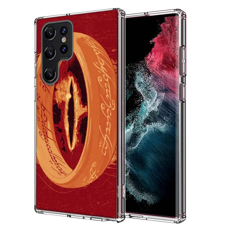 The L-Lord of the R-Rings Capa Phone Case For Samsung S26 Ultra S25 Edge Galaxy S23 S21 S20 S24 FE S22 S10 Plus Cover Clear TPU