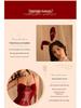 Ahao Christmas Role Play Sexy Lingerie Set - Small Bust Passion Dress with Temptation Uniform Design