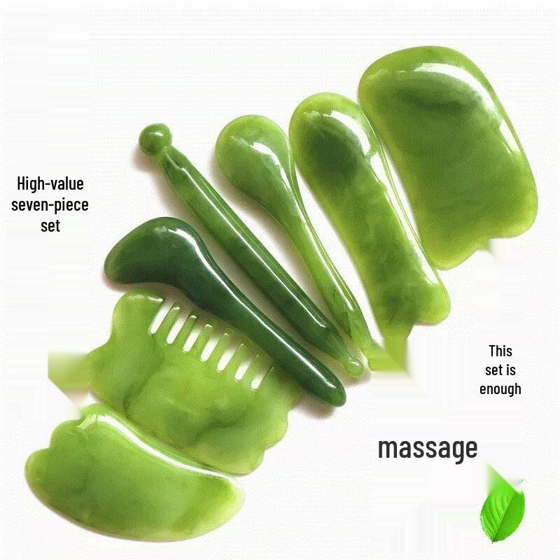 

Yiming Facial Meridian Massage Tool Set 7-Piece Set