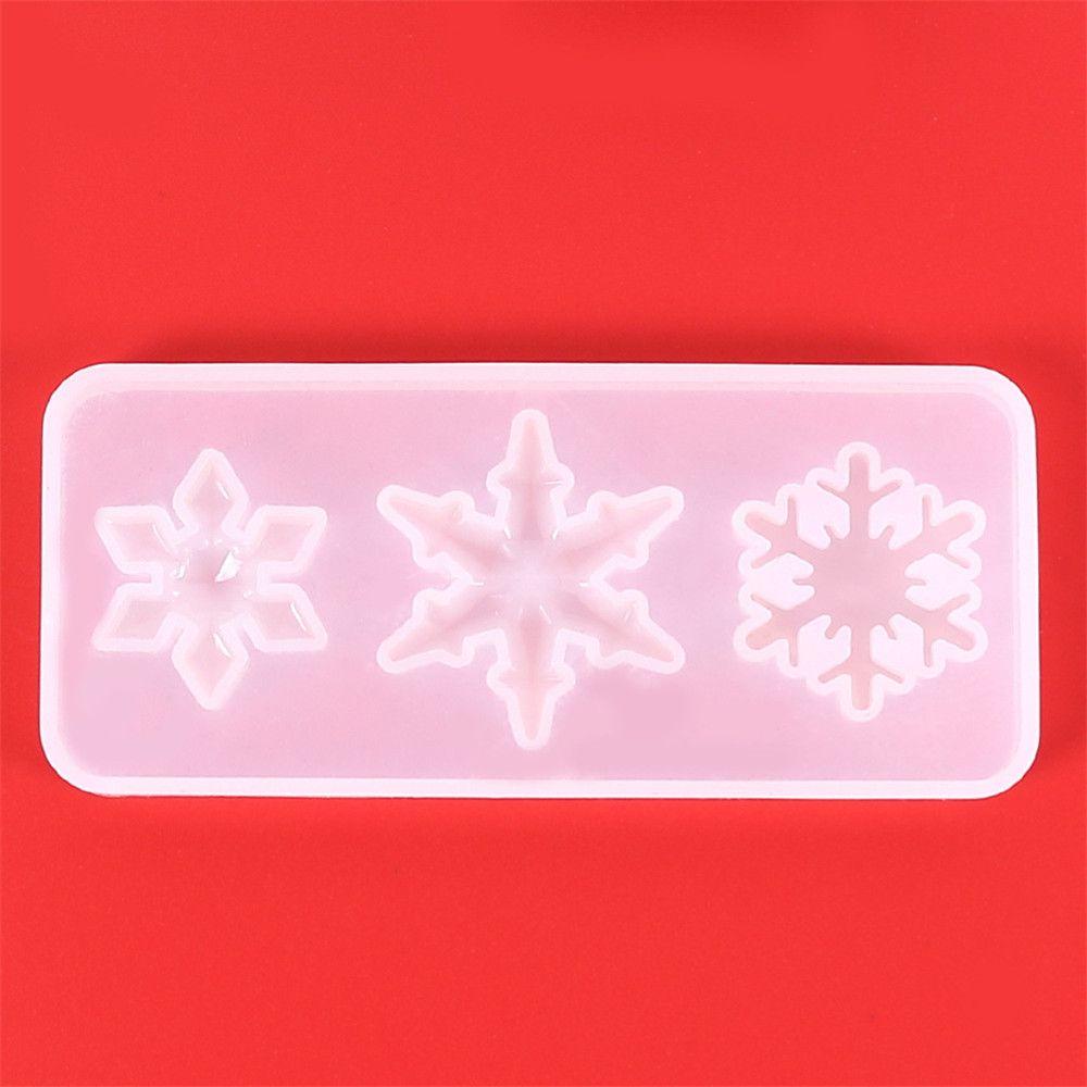 DIY Hanging Crafts Snowflake Resin Molds Epoxy Resin Mold Christmas Gift Silicone Pendant