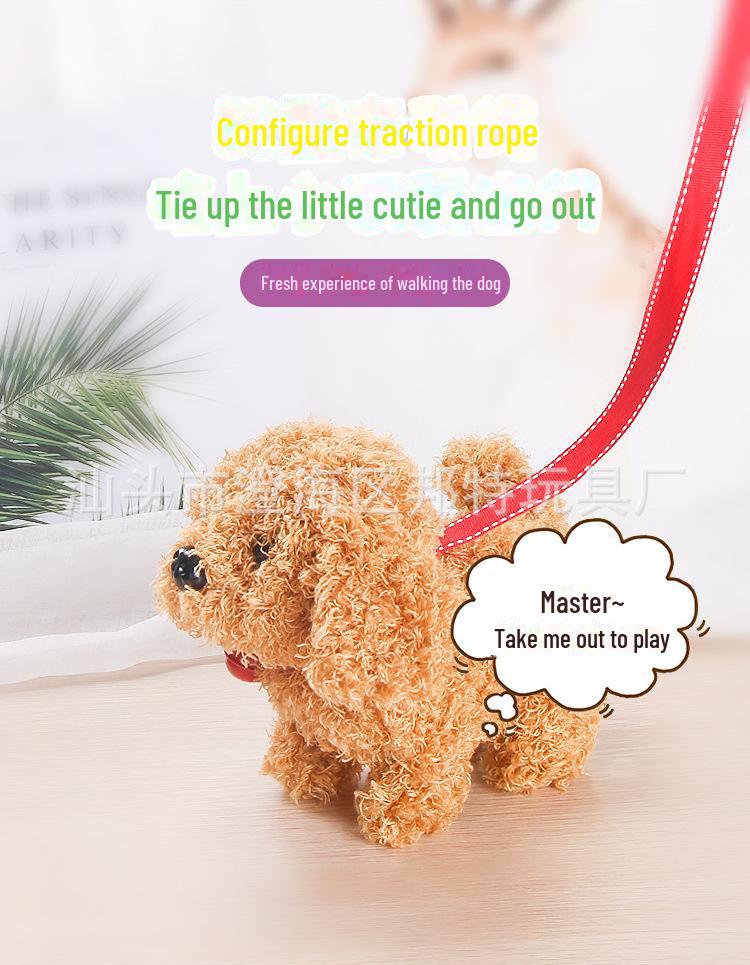 Interactive Plush Puppy: Walking, Barking, Nodding, and Tail-Wagging Toy for Kids