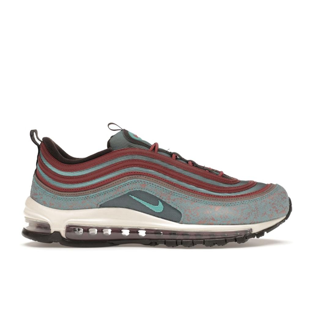 Nike Air Max 97 Premium Oxidized Men Sneakers Teal Burgundy-Crush Sail DV7422-200