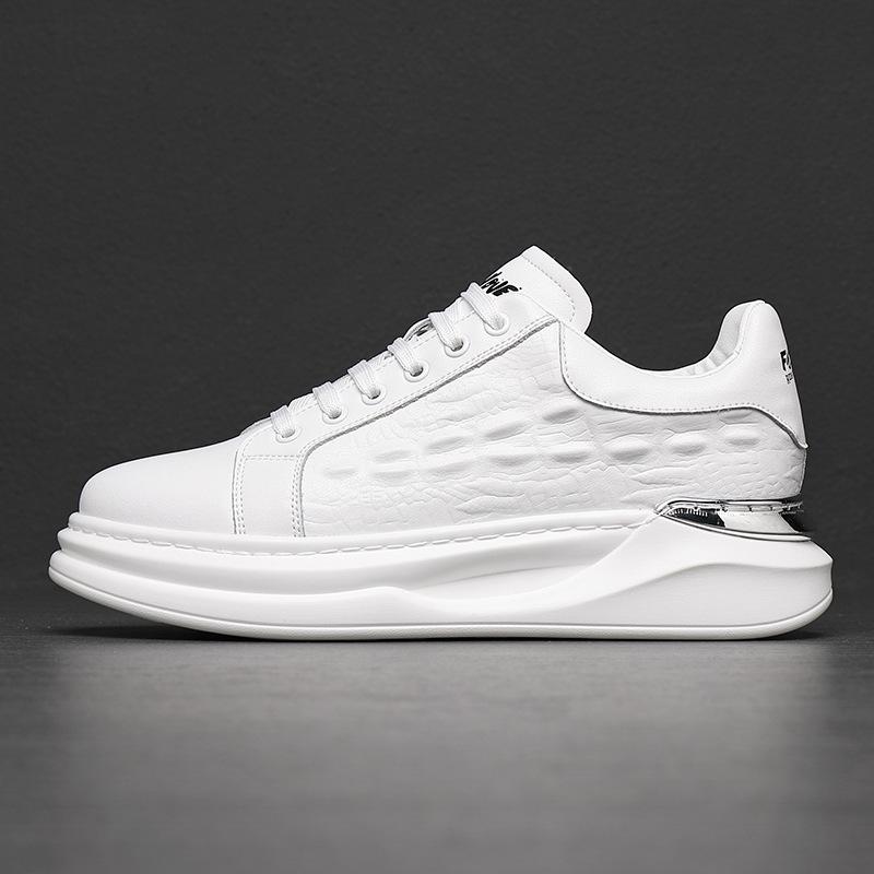 

Extra large size men s shoes size 45 size 46 spring and autumn sports shoes men s size 47 size 48 size 49 thick sole heightening casual dad shoes 38 білий