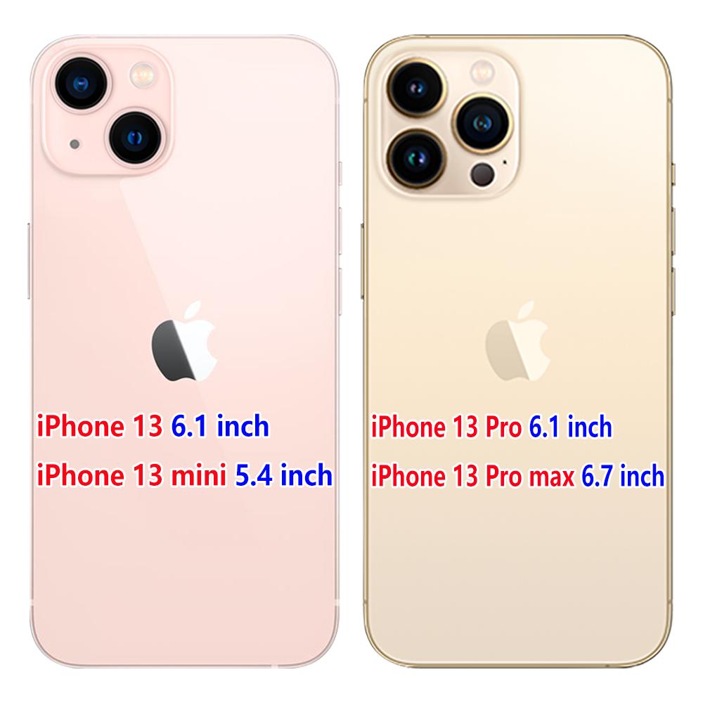 For Iphone 13 Case For Iphone 13 Mini Case For Iphone 13 Pro Max Case iPhone13 iphone13Pro 13Pro Phone Back Cover Black Tpu Case