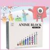 Colorful Abs Plastic Block Number Figurine Model 10pcs Educational Puzzle Toy Set