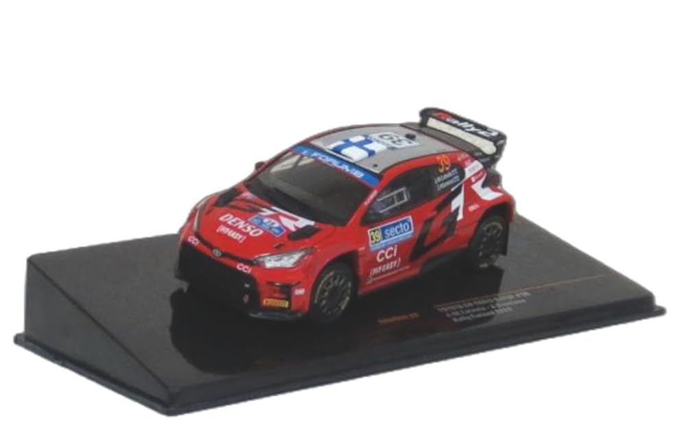 Ixo Toyota GR Yaris Rally2 2024 Rally Finland 6th Place 1/43 #39 J.M. Latvala/J. Hänninen