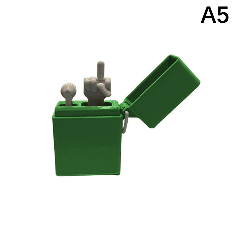 Funny Middle Finger Lighter Model, 3D Printed Middle Finger Prank Gift Quit-Smoking Buddy Perfect Gag Gift (Not A Real Lighter)