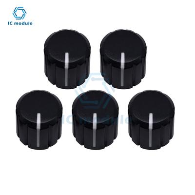 5PCS ABS For KY-040 360 Degrees Potentiometer Rotary Encoder Half Shaft Hole Caps Knob Brick Sensor Switch 6mm