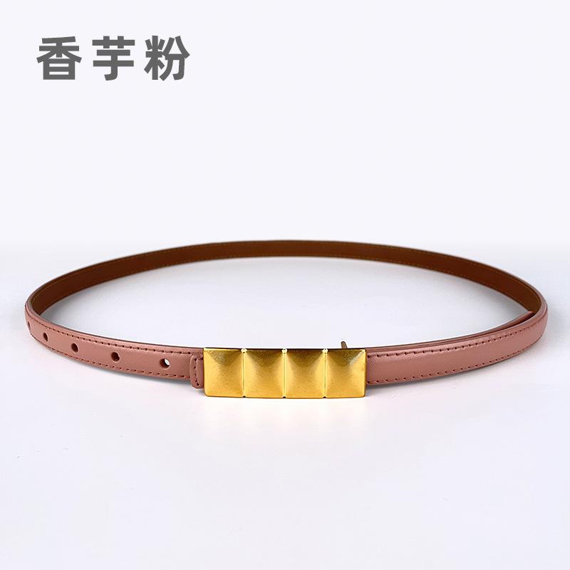 Genuine Leather Women'S Belt Retro Two-Layer Cowhide Belt With Jeans Casual Pants Belt Women'S Model