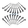 Y5GD 20Pcs Gutter Brush Clamps Gutter Mesh Clips Anchors Plastic Outdoor Gutter Filter Clips for Yard Garden Garden