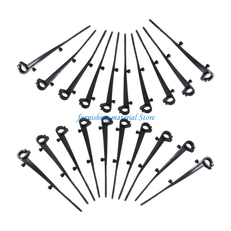 Y5GD 20Pcs Gutter Brush Clamps Gutter Mesh Clips Anchors Plastic Outdoor Gutter Filter Clips for Yard Garden Garden