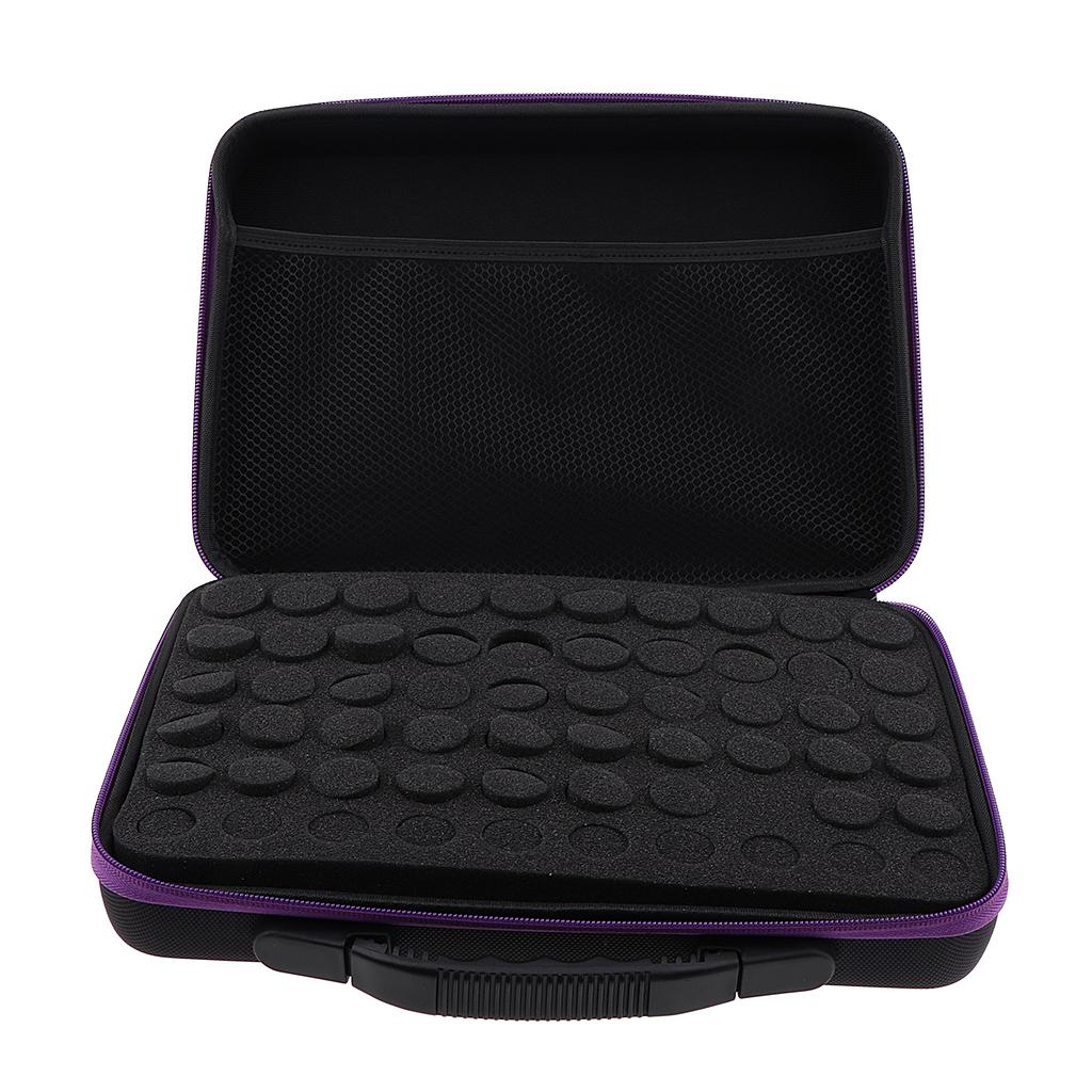 60 Bottles Essential Oil Carrying Case Portable Makeup Bag Storage Container