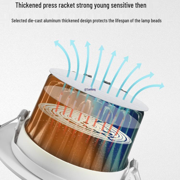 Superheller Einbau-Deckenstrahler für Zuhause, Einkaufszentrum und Bekleidungsgeschäft.