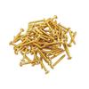 100Pcs Metal Pickup Frame Fixing Screw Guitar Humbucker Pickup Rings Mounting Screws for Electric Guitar Enduring