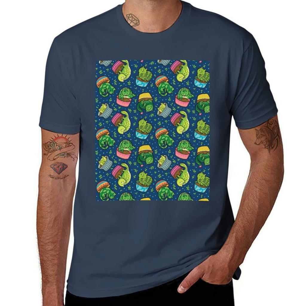 Catcus Tshirt Basic Short Sleeve Cotton Blend Tshirt