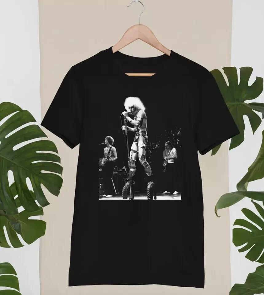 The Tubes Band T-shirt Black Cotton All Size