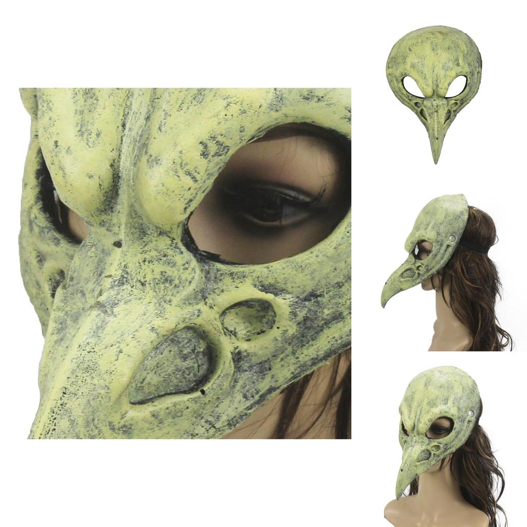 Halloween Medieval Doctor Schnabel Bird Skeleton Mask Role Playing Props For Party Events
