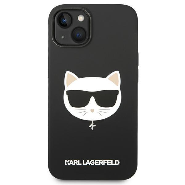 Karl Lagerfeld Klhmp14Mslchbk Iphone 14Plus / 15 Plus 6,7 Hardcase Czarny/Black Silicone Choupette Head Magsafe