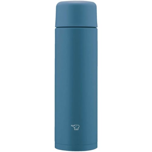 Zojirushi Thermos Water Bottle, 350ml, Screw-Type Stainless Steel Mug, Seamless Cap, Small Capacity, Midnight Navy, Integrated Cap and Gasket, Easy to