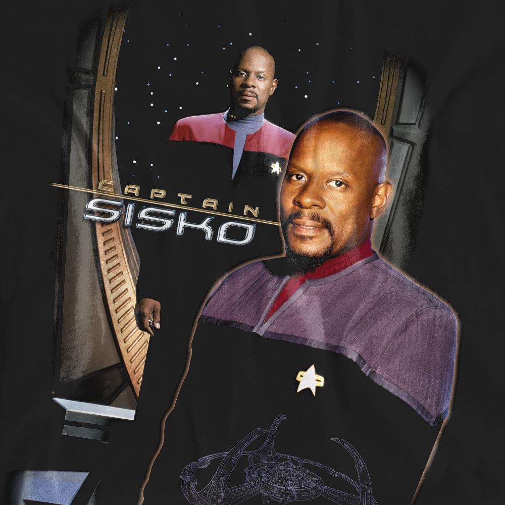 STAR TREK Unisex Adult Captain Sisko T-Shirt