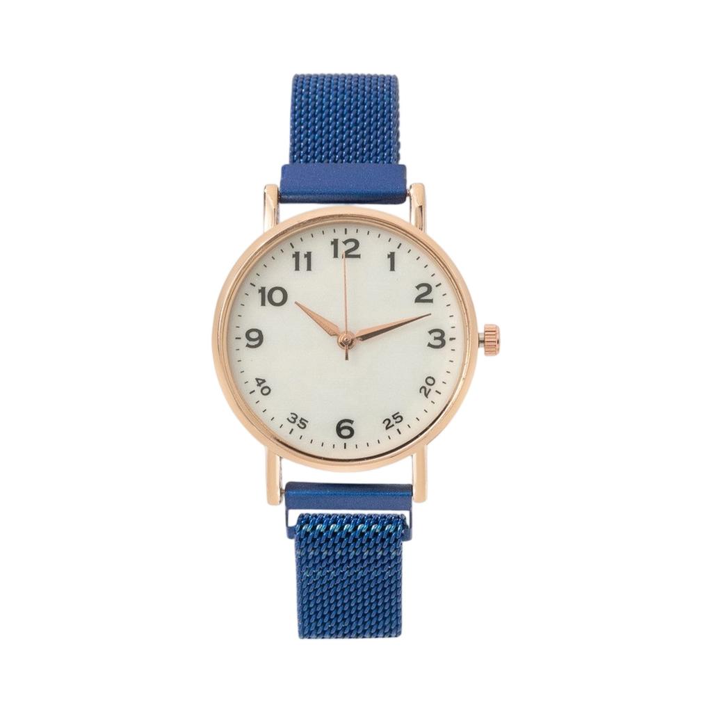 New Women's Luxury Watch Matte Dial Japanese Quartz Movement Stainless Steel Mesh Strap Hannah Martin Brand Original Watch