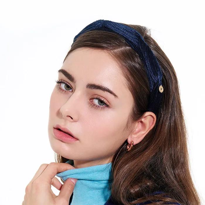 Corduroy Tweed Hairband Media (4 Colors)