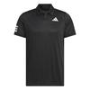 Club Tennis 3-Stripes Quick-Dry Polo Shirt Men Tops Black White KA8333