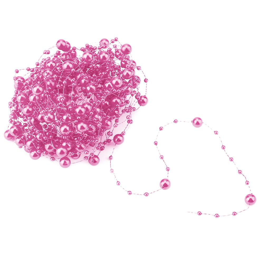 

10M рыболовная нить искусственный жемчуг бусины цепочка своими руками свадебное украшение вечеринки (Красная роза) розы красного